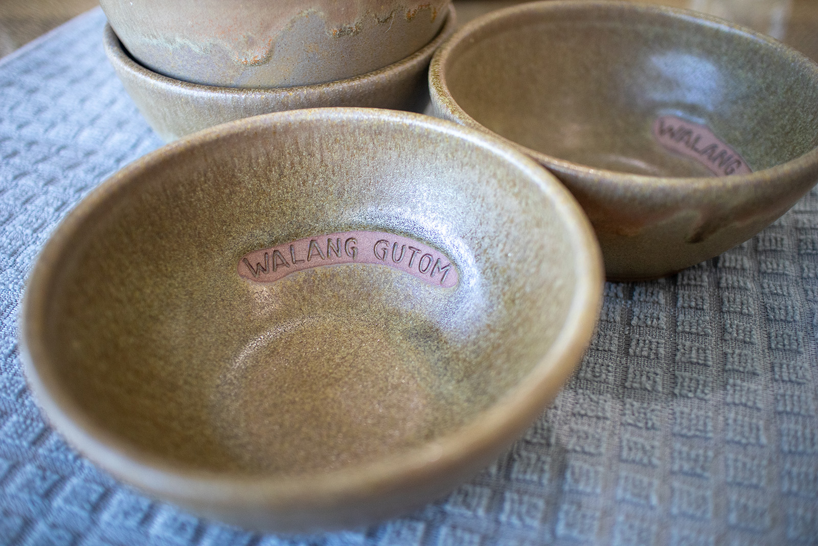 Ceramic “walang gutom” bowls